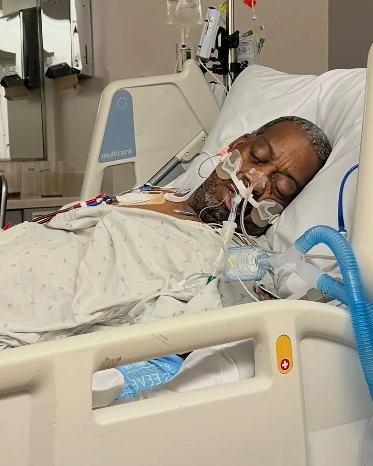 Roderick Gray during his hospitalization and health crisis